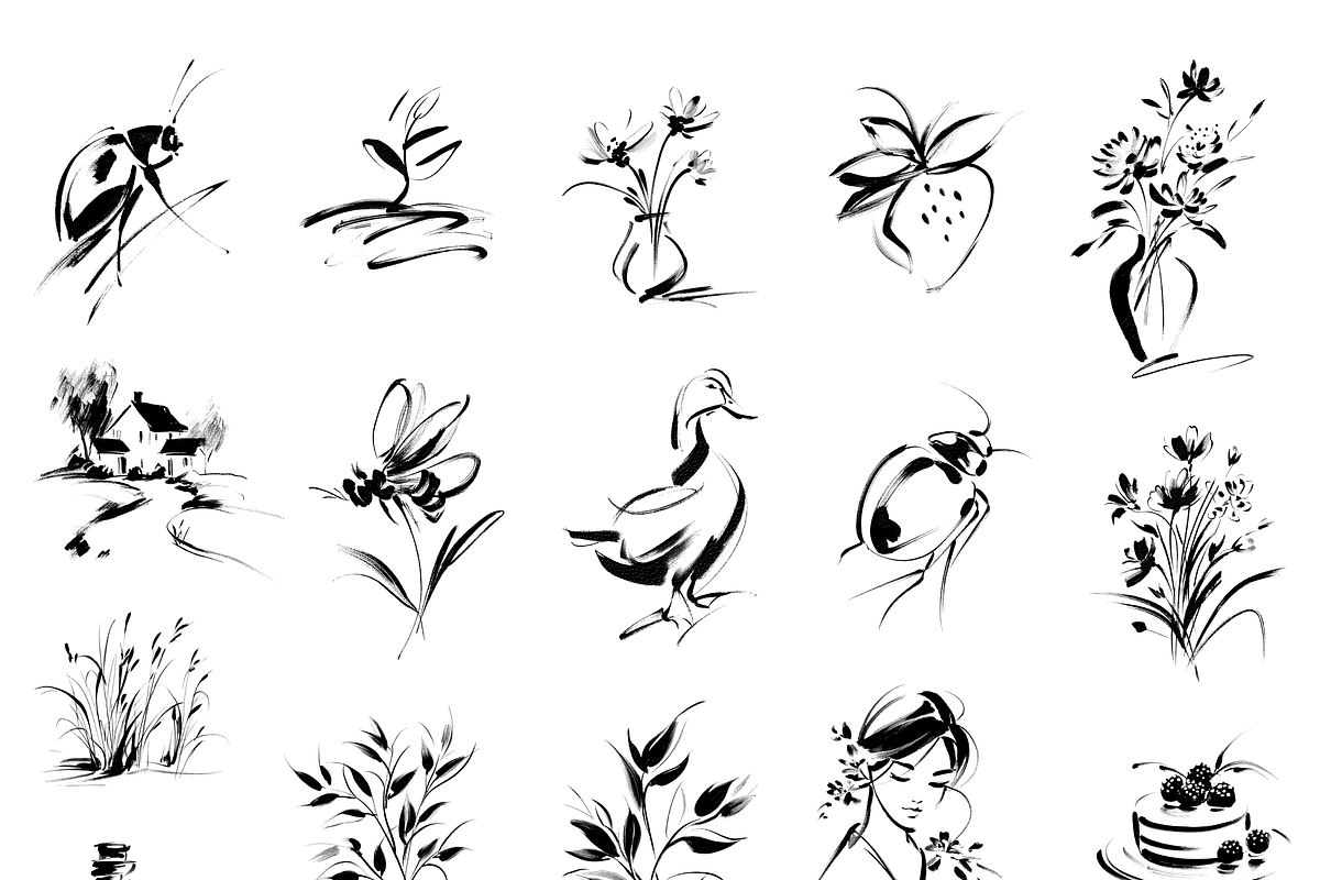 Pixel Spring: 120 Elements Pack, a Decorative Illustration by Veyla (Photo 6 of 16)