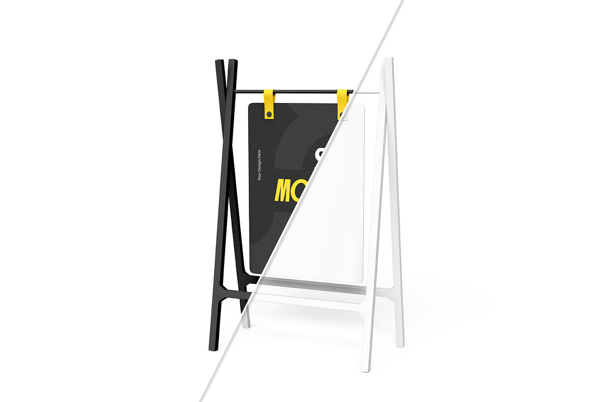 Stand Sign Mockup PSD Template, a Product Mockup by graphypix (Photo 3 of 4)