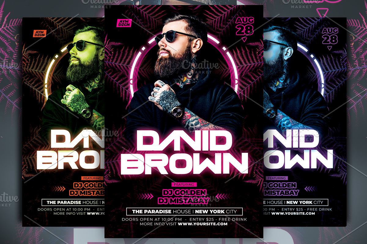 DJ Flyer, a Flyer Template by AyumaDesign (Photo 1 of 2)