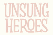 Factory Heroes - a Playful Font, a Slab Serif Font by Ali Hamidi (Thumbnail 8 of 9)