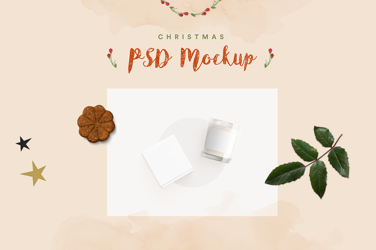 Christmas Candle Scene Creator, a Packaging Mockup by SHOOM HOUSE (Photo 8 of 10)