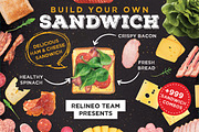 Sandwich Builder / Creator, a Product Mockup by relineo.mock-ups (Thumbnail 1 of 2)