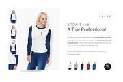 Women Sweatshirt Mock-ups Set DEMO, a Books & Magazine Mockup by Apparel_Mockups (Thumbnail 8 of 24)