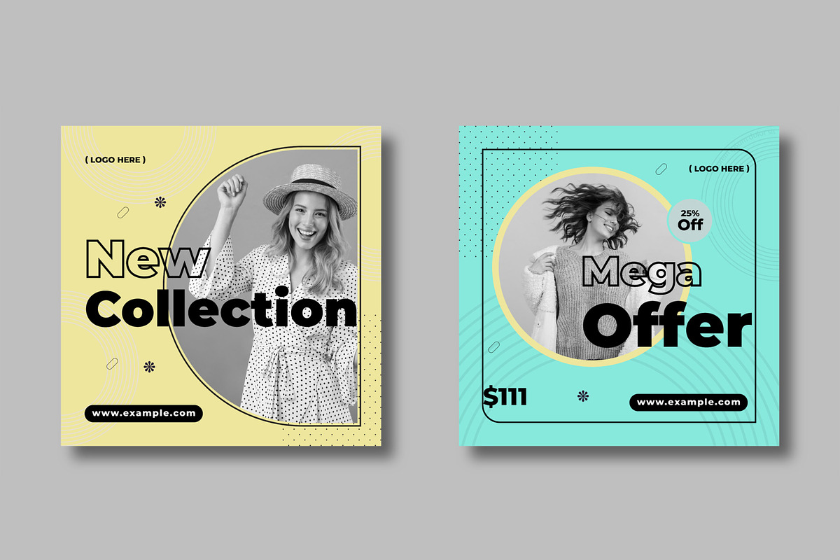 Modern Fashion Social Media Template, a Social Media Template by MightyDesign (Photo 5 of 8)