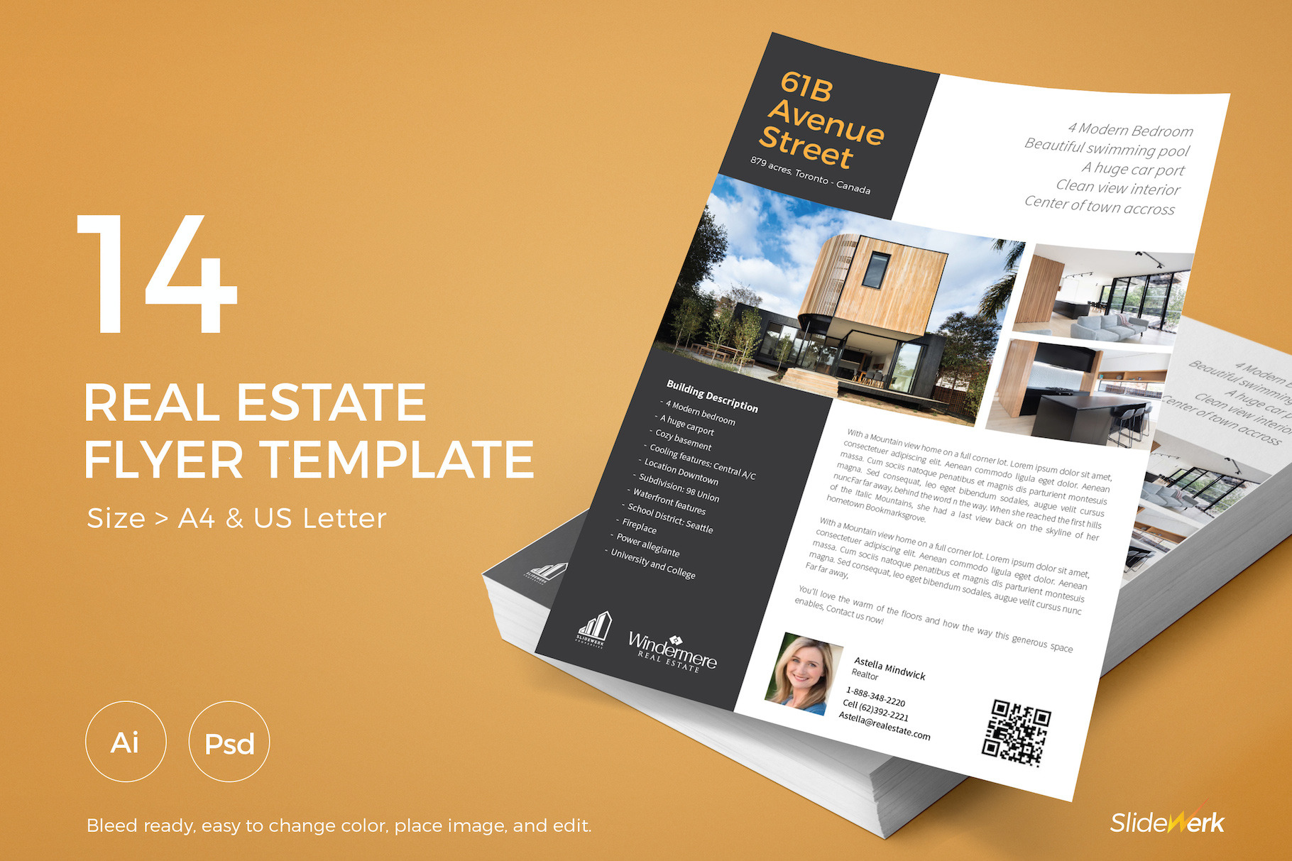 Real Estate Flyer 14 | Flyer Templates ~ Creative Market