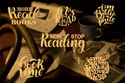Cute collection of book lettering., an Illustration by AveNa (Thumbnail 5 of 6)