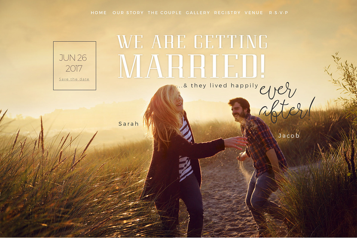 Wedding Website, a Websites & App Template by Kreativity13 (Photo 2 of 3)