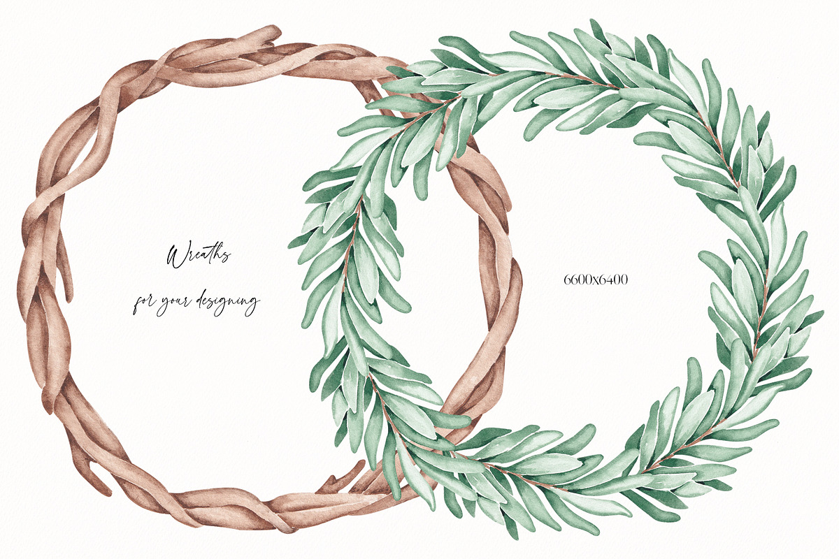 Noel Christmas Collection, a Seasonal Illustration by SirenaArt (Photo 8 of 20)