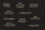 Hearts Entangled Display Typeface, a Script Font by Nicky Laatz (Thumbnail 32 of 37)