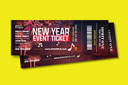Event Ticket Template, a Card Template by MightyDesign (Thumbnail 3 of 6)