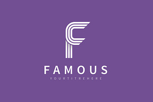 "F" Letter Logo Template