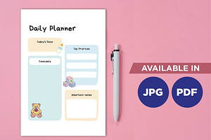 Baby Daily Planner