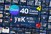 Y2K Denim Vibes Canva Templates, a Marketing Template by JaoGam (Thumbnail 1 of 6)