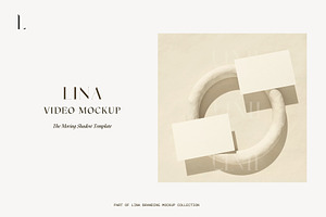 Lina Business Cards Video Mockup