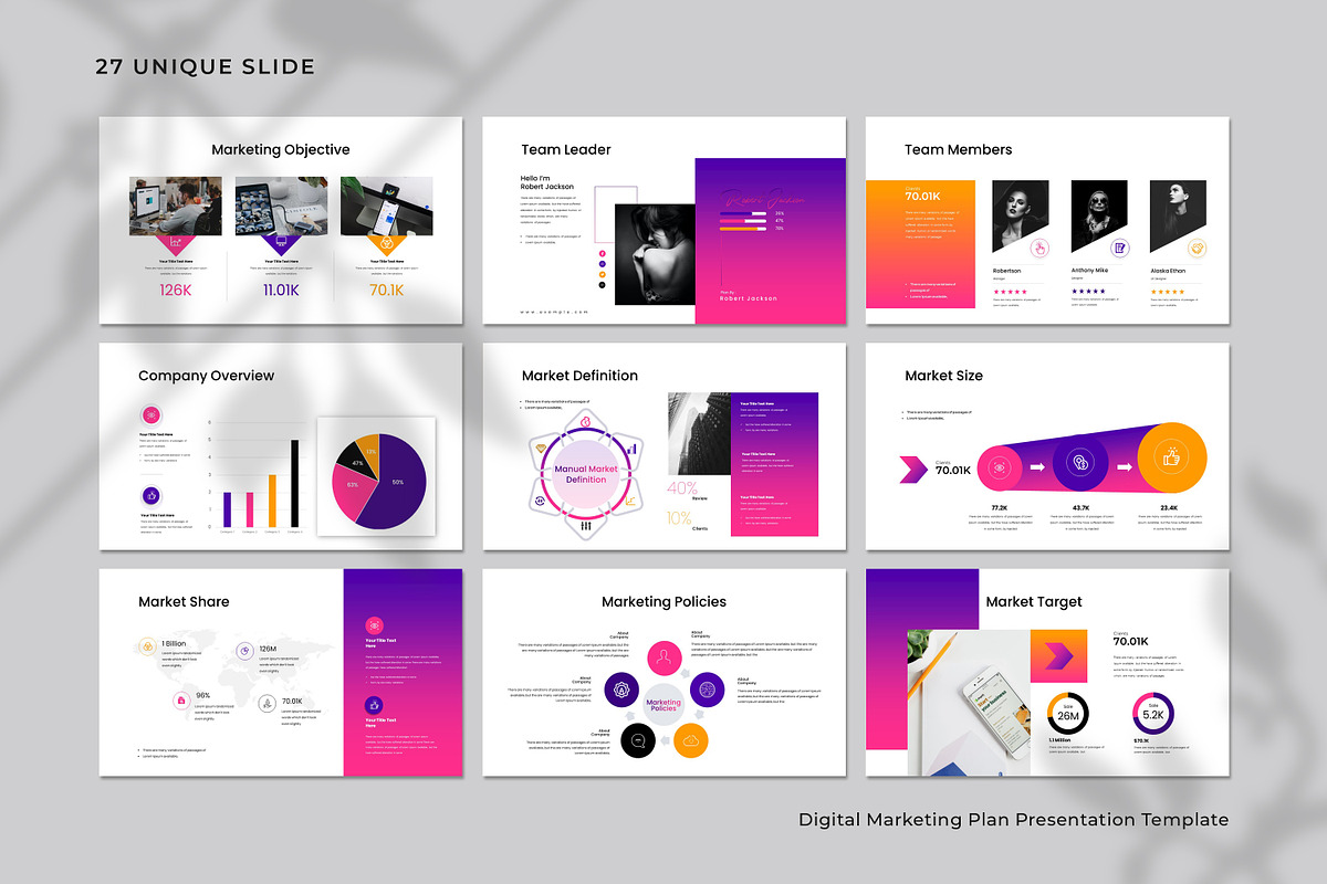 Digital Marketing Plan Presentation preview 7