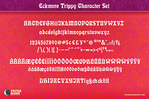 Eckmann & Eckmore Psychedelic Fonts