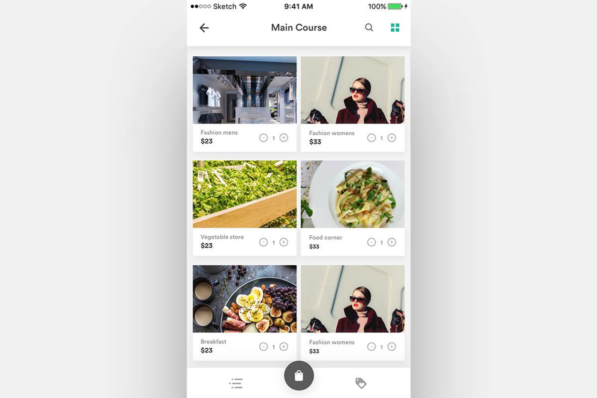 Complete iOS ui kit for delivery app, an UI Kit Template by Divanraj (Photo 15 of 29)