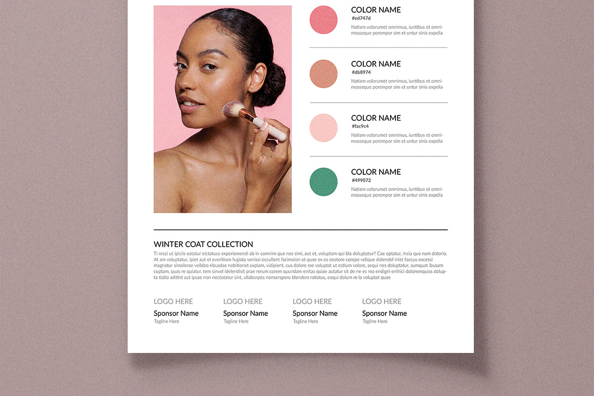 Fashion Catalog Template, a Flyer Template by MightyDesign (Photo 3 of 8)