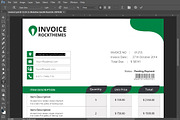 invoice template design, a Stationery Template by Graphicalark (Thumbnail 3 of 4)
