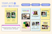 2in1 90s Aesthetic Canva Insta Pack, a Social Media Template by Guavamelo Studio (Thumbnail 9 of 19)