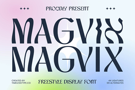 Magvix Freestyle Display Font, a Sans Serif Font by timelesstype.co