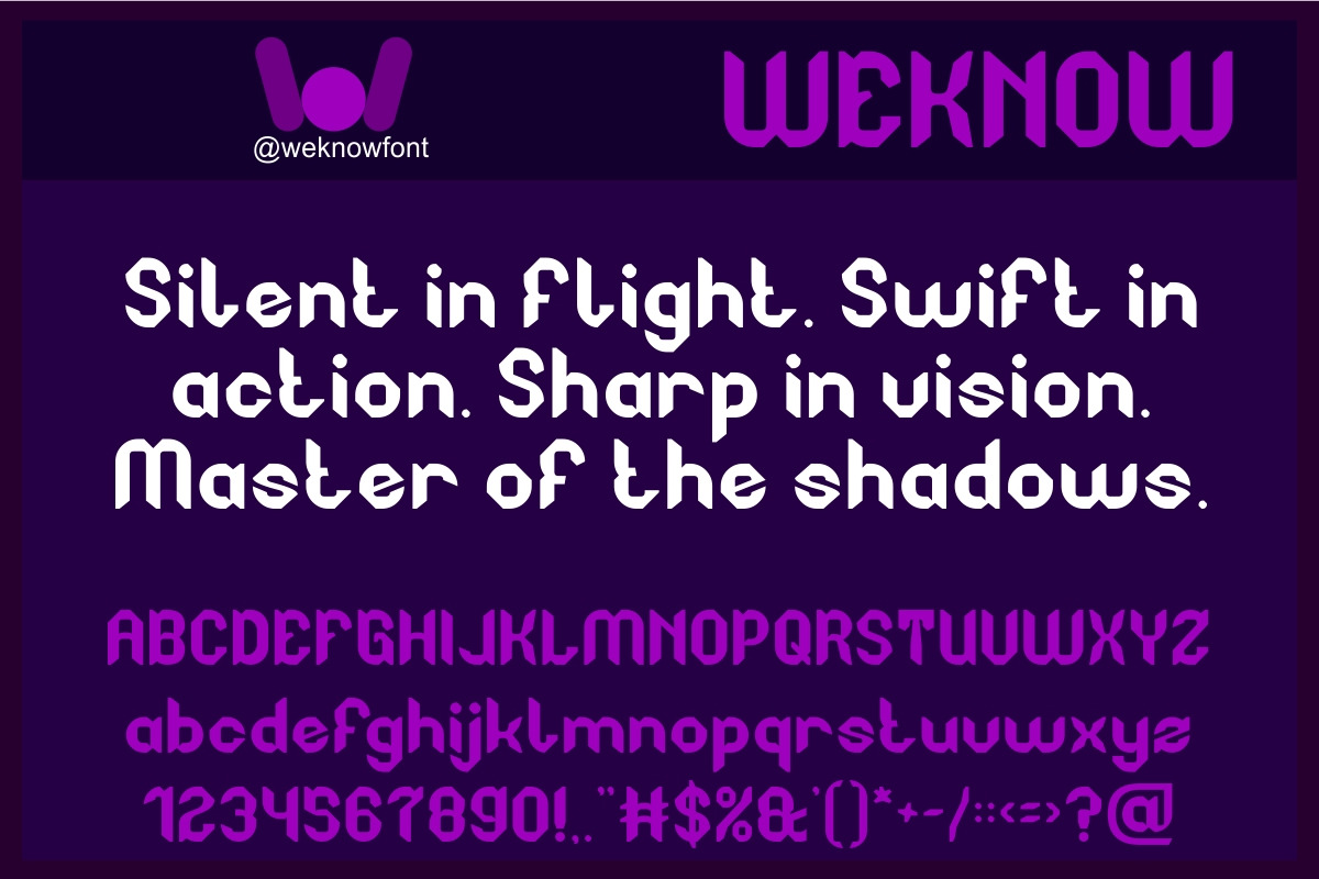 Night Hawk font, a Blackletter Font by weknow (Photo 4 of 8)