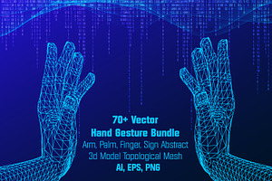 70+ Vector Hand Gesture Bundle, an Object Illustration by Kseniya-Omega