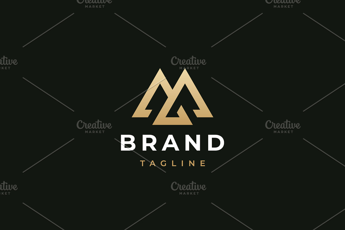 Letter M logo template., a Branding & Logo Template by lettett