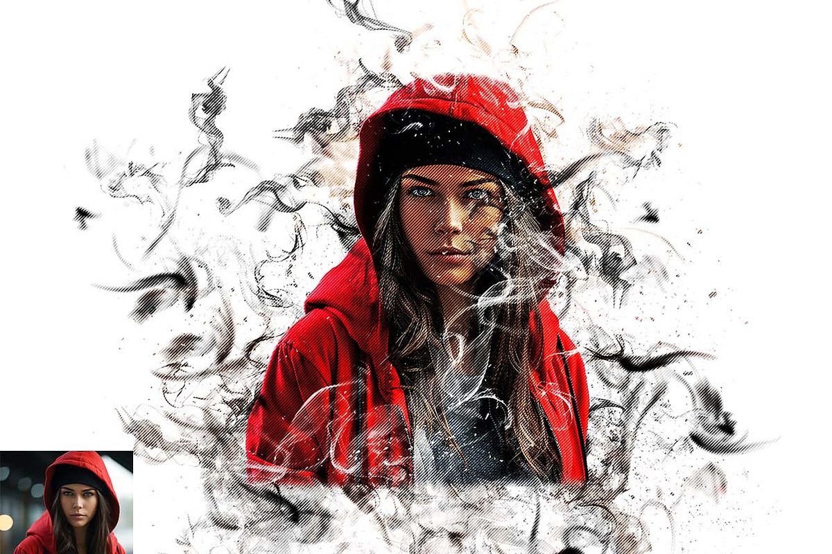Liquid Smoke Dispersion Photoshop, an Action Add-On by Studio Retouch (Photo 7 of 12)