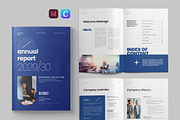 Annual Report Template | Canva, a Brochure Template by Pixelpick (Thumbnail 1 of 9)