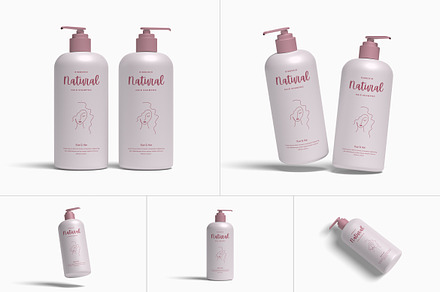 Pump Bottle Mockup