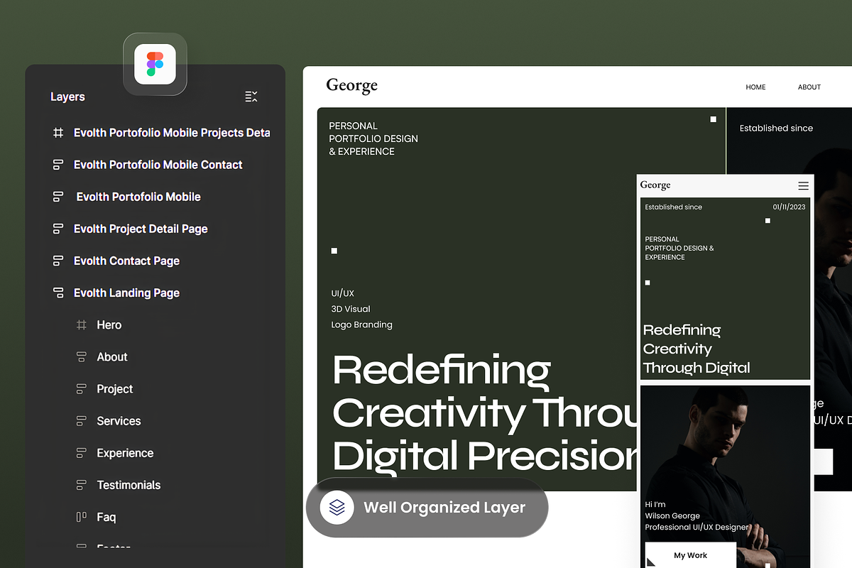 Evolth - Freelancer Portofolio preview 2