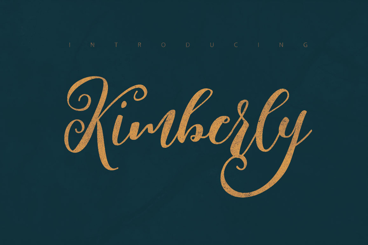 Kimberly Script Font preview 5