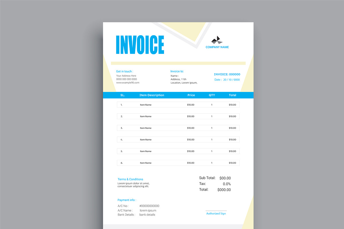 Invoicing quotes, money bills, a Stationery Template by hkmonir (Photo 2 of 3)