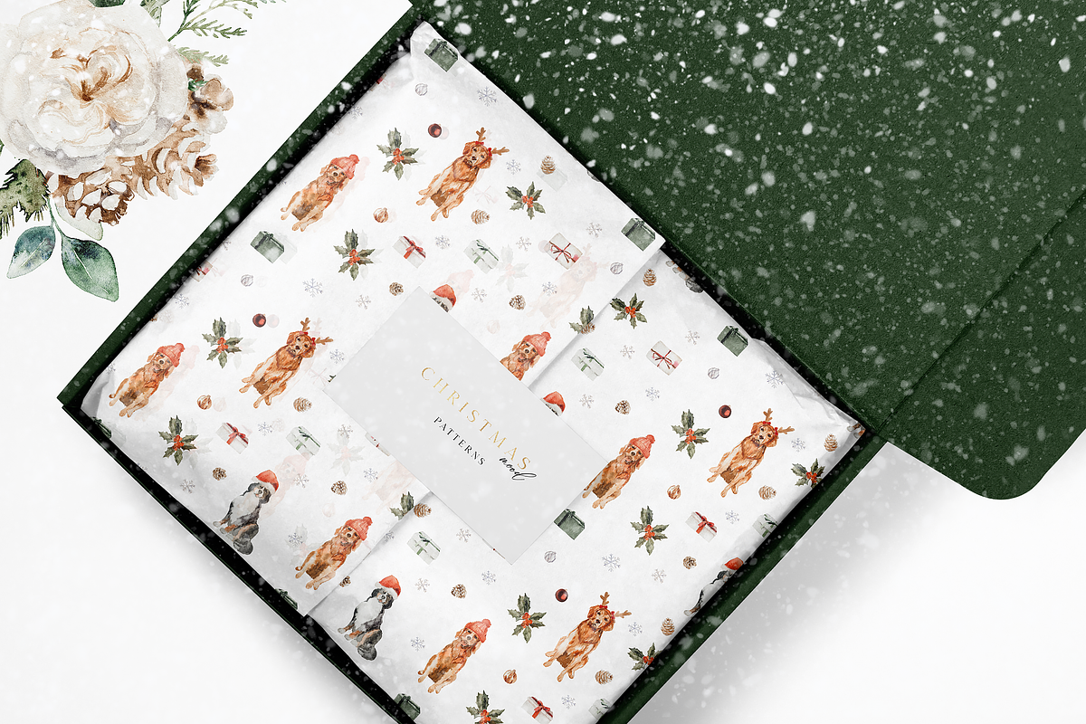 Christmas mood - watercolor set, a Seasonal Illustration by Youksy (Photo 7 of 20)