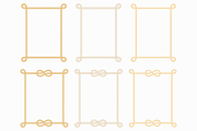 Rope Frame Label SVG PNG Bundle, a Decorative Illustration by Kusumaillustration (Thumbnail 9 of 15)