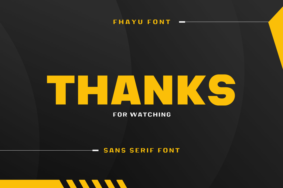 Fhayu, a Sans Serif Font by twinstd (Photo 12 of 12)