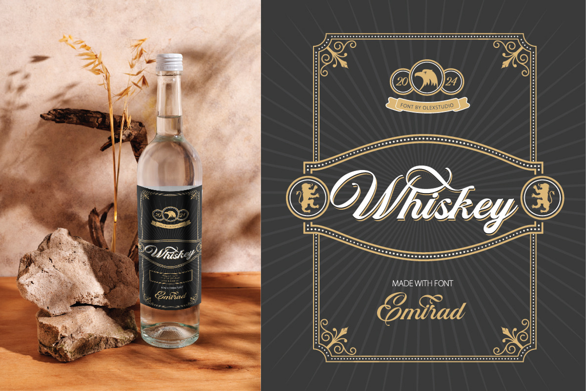 EMIRAD Olstd - Script, a Script Font by Olexstudio (Photo 5 of 7)