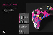 Game Controller Mockup Set, a Wearable Device Mockup by ForgeDesign (Thumbnail 3 of 7)