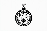 Christmas Ornament Design Bundle, a Graphic by balal (Thumbnail 10 of 15)