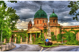Entrance to mirogoj cemetery zagreb croatia stock photo containing zagreb, an Architecture Photo by Leonid Andronov