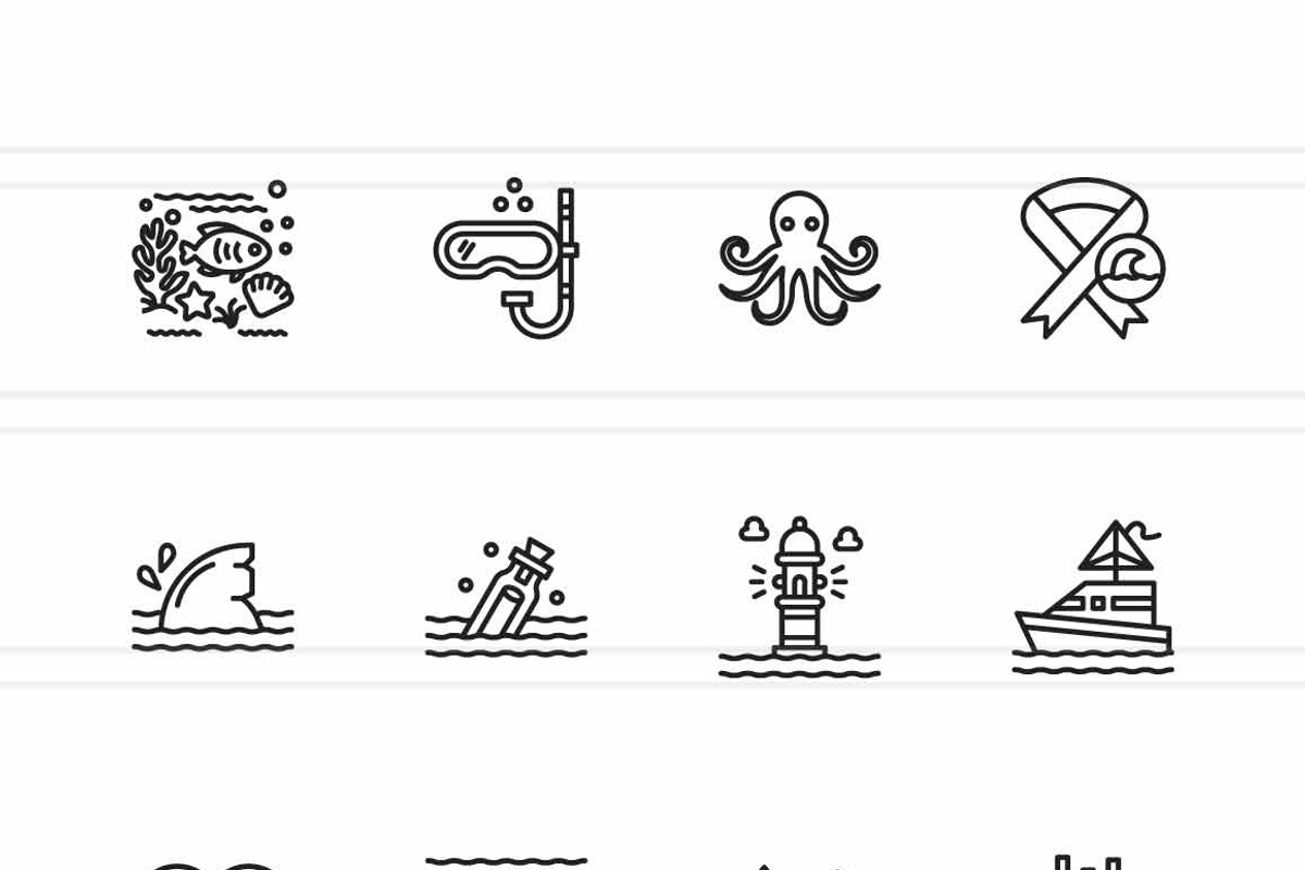 25 World Ocean Day Icons, an Icon by IconBunny (Photo 2 of 2)