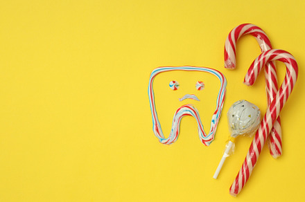 Concept of tooth or oral care, space for text, a Health & Medical Photo by AtlasStudio PRO