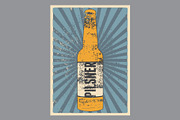 Beer Types grunge vector poster set., a Food Illustration by PoPaShop (Thumbnail 7 of 11)