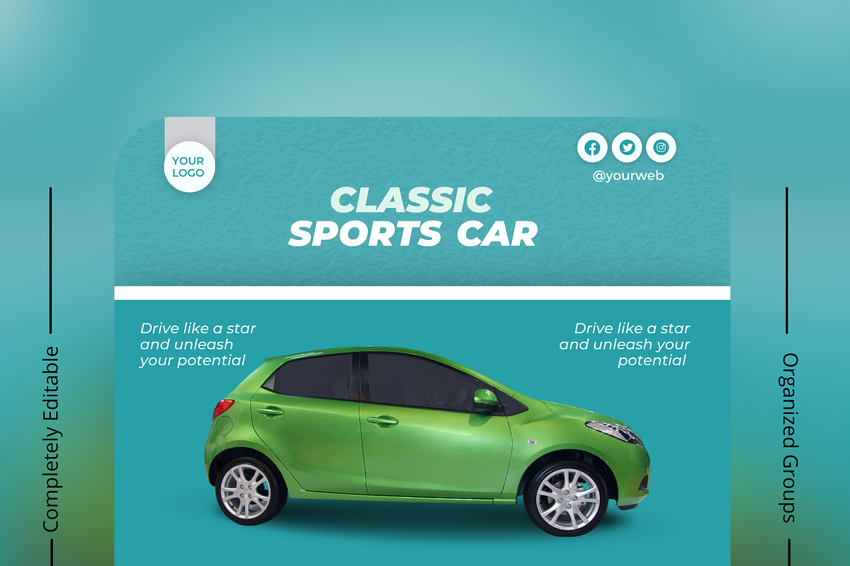 Automotive & Tech Design Templates I, a Social Media Template by Exceptionalways (Photo 27 of 36)