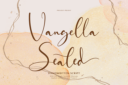 Vangella Sealed | Handwritten Script