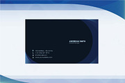 Business Card minimalist Dark blue, a Business Card Template by dulchaer29 (Thumbnail 2 of 3)