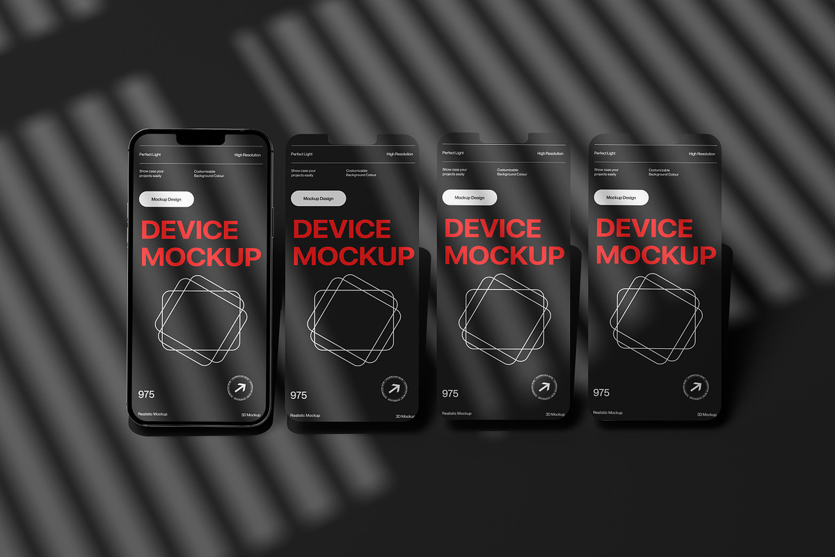 10 PSD Multiscreen Iphone Mockup, an iPhone Mockup by East Gallery (Photo 2 of 10)