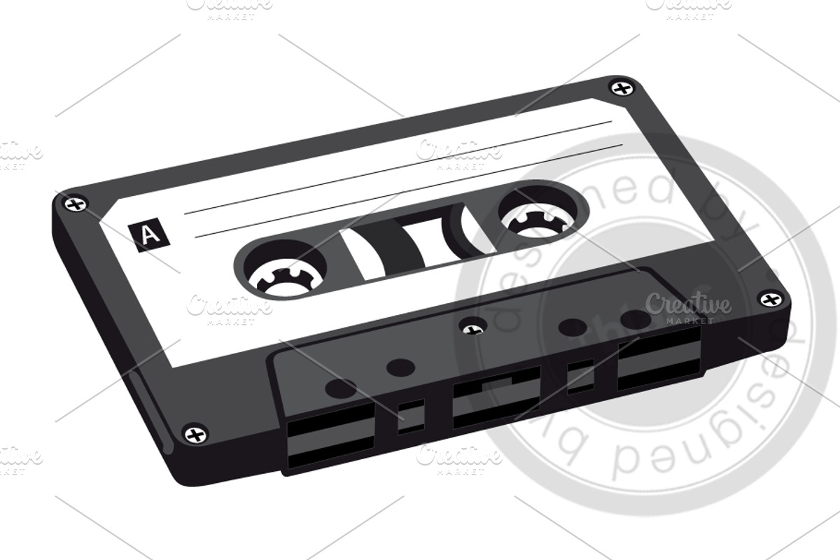 Retro cassette, an Object Graphic by mesblanc (Photo 2 of 2)