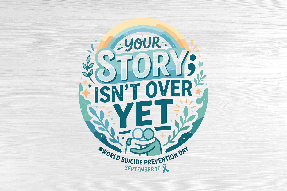 World Suicide Prevention Day Design, a Healthcare Illustration by Artivon (Photo 3 of 5)
